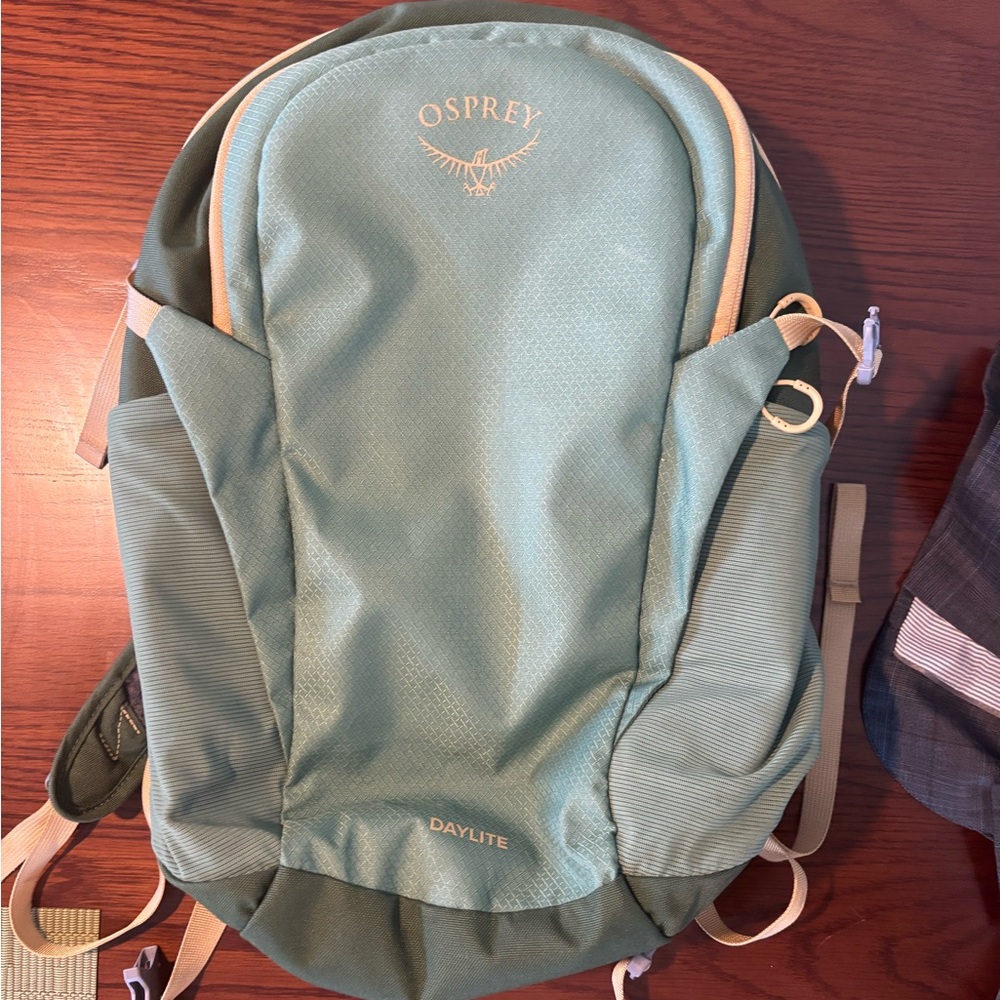 Osprey Green Backpack Durable Design